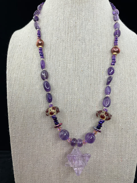 Merkabah: The Cosmic Stone: Vehicle of Light Necklace