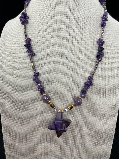 Merkabah: The Cosmic Stone: Vehicle of Light Necklace