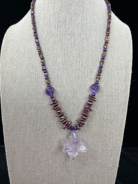 Merkabah: The Cosmic Stone: Vehicle of Light Necklace