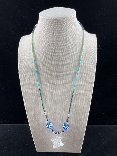 Merkabah Quartz: Vehicle of Light Necklace